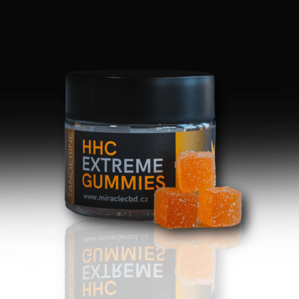 hhc edibles extreme gummies tangerine kostičky gumové a dóza